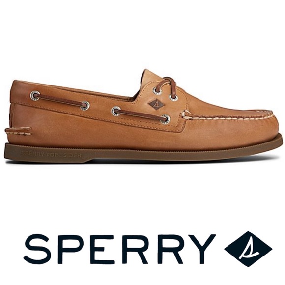 SPERRY Men's Authentic Leather Boat Shoes Size 10